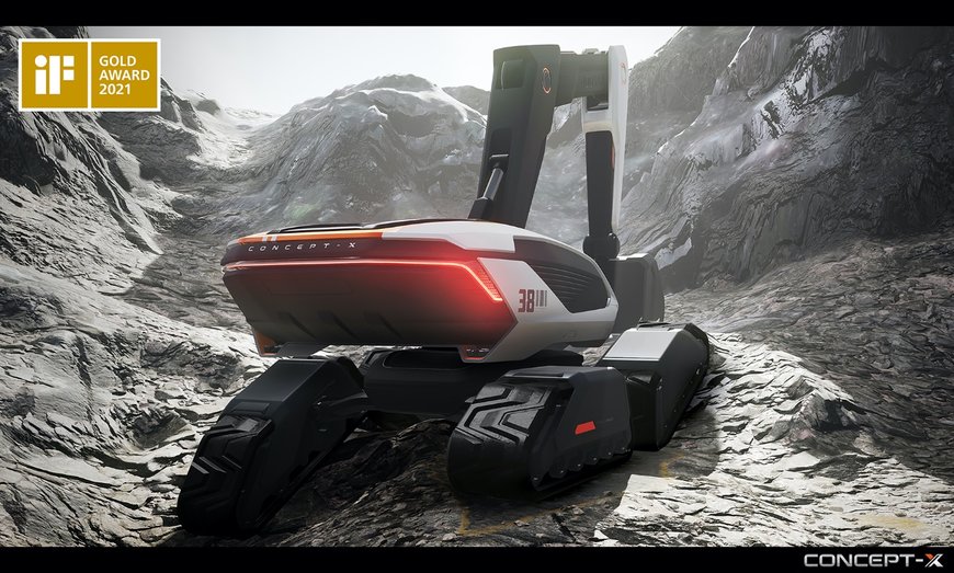 DOOSAN INFRACORE RECEIVES THE GOLD AWARD AT THE IF DESIGN AWARDS FOR ITS FUTURE-ORIENTED EXCAVATOR